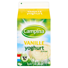 Vanille yoghurt half ltr